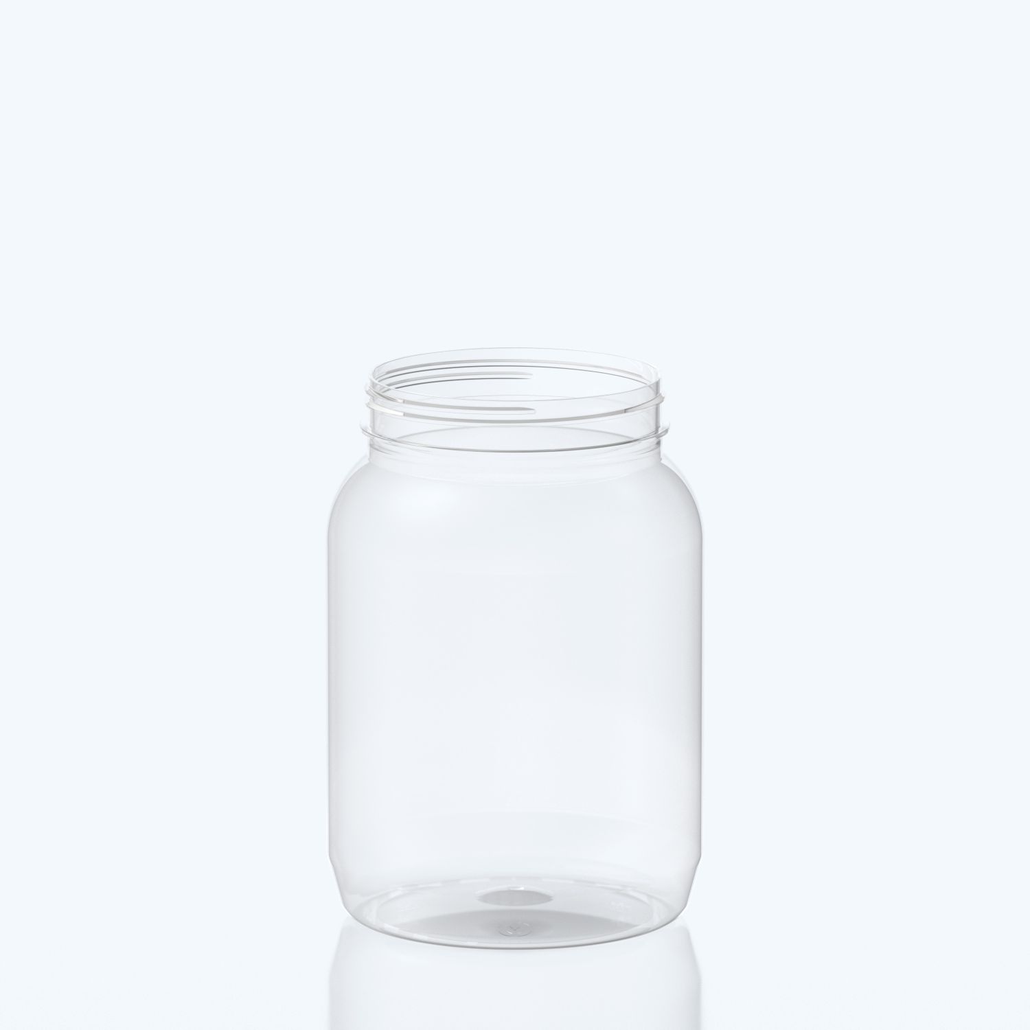 3000ml PET Gallon Bull Jar - 120SP400 - Clear