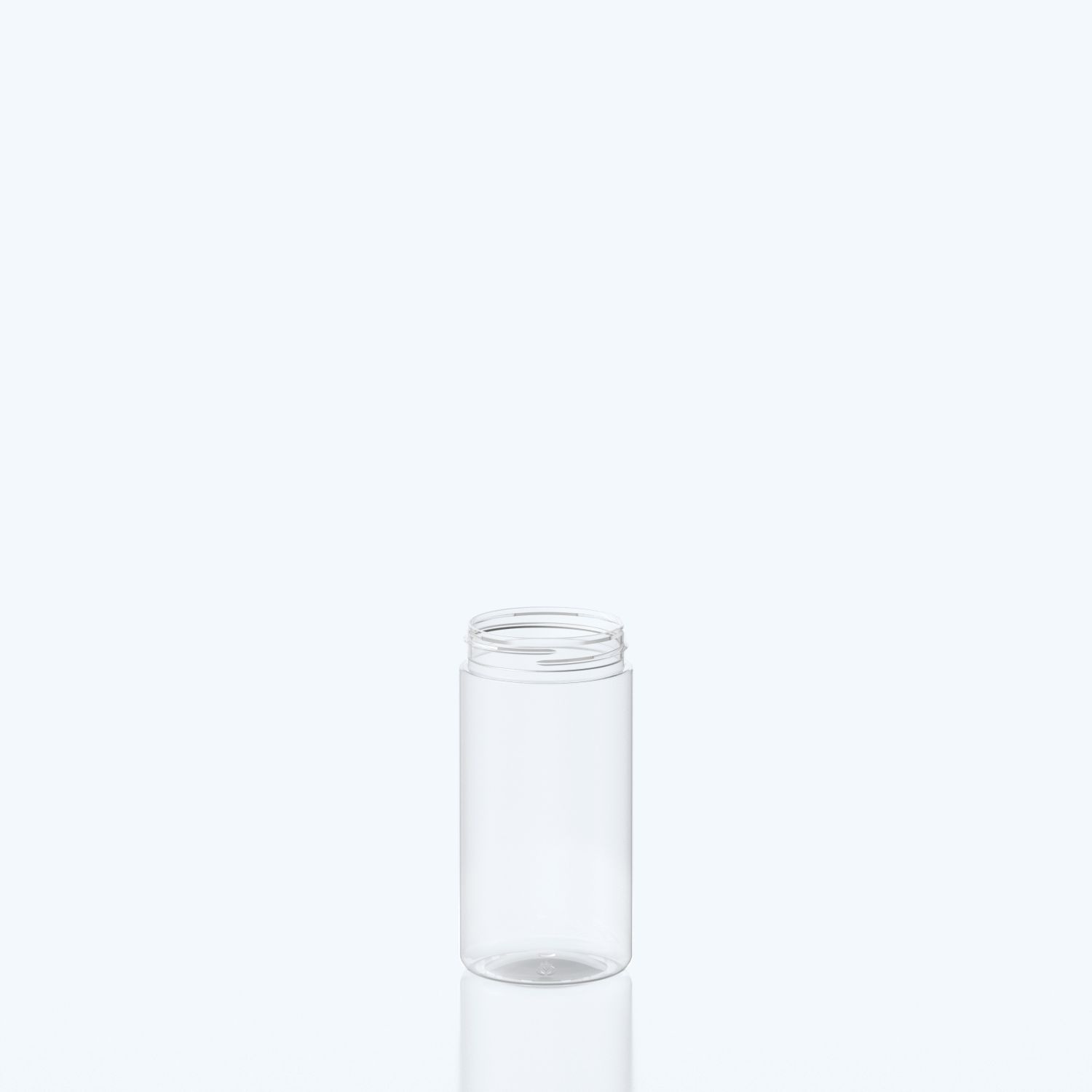 400ml Straight Cylindrical PET Jar 63SP400 - 63SP400 - Clear