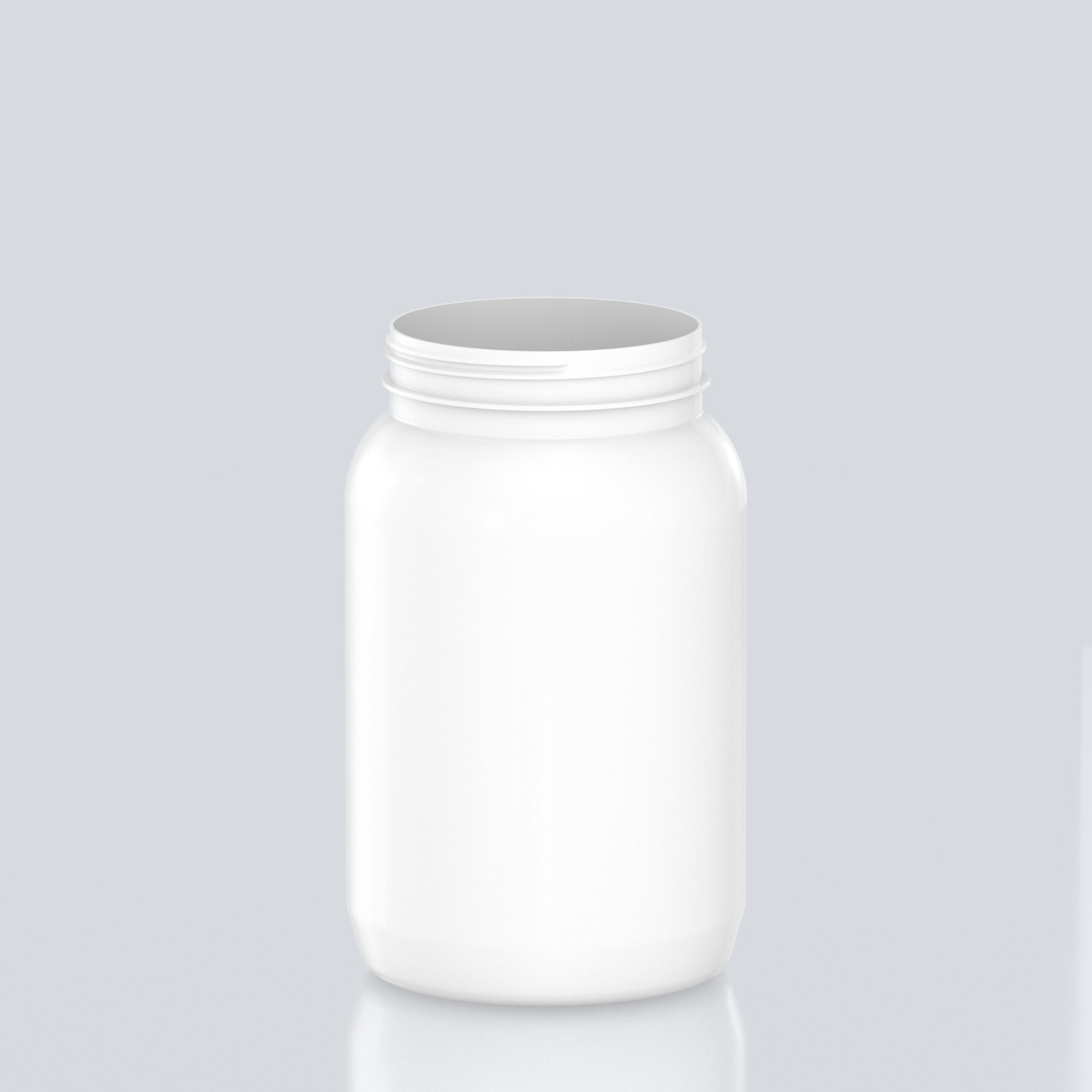 4000ml PET Gallon Bull Jar - 120SP400 - White