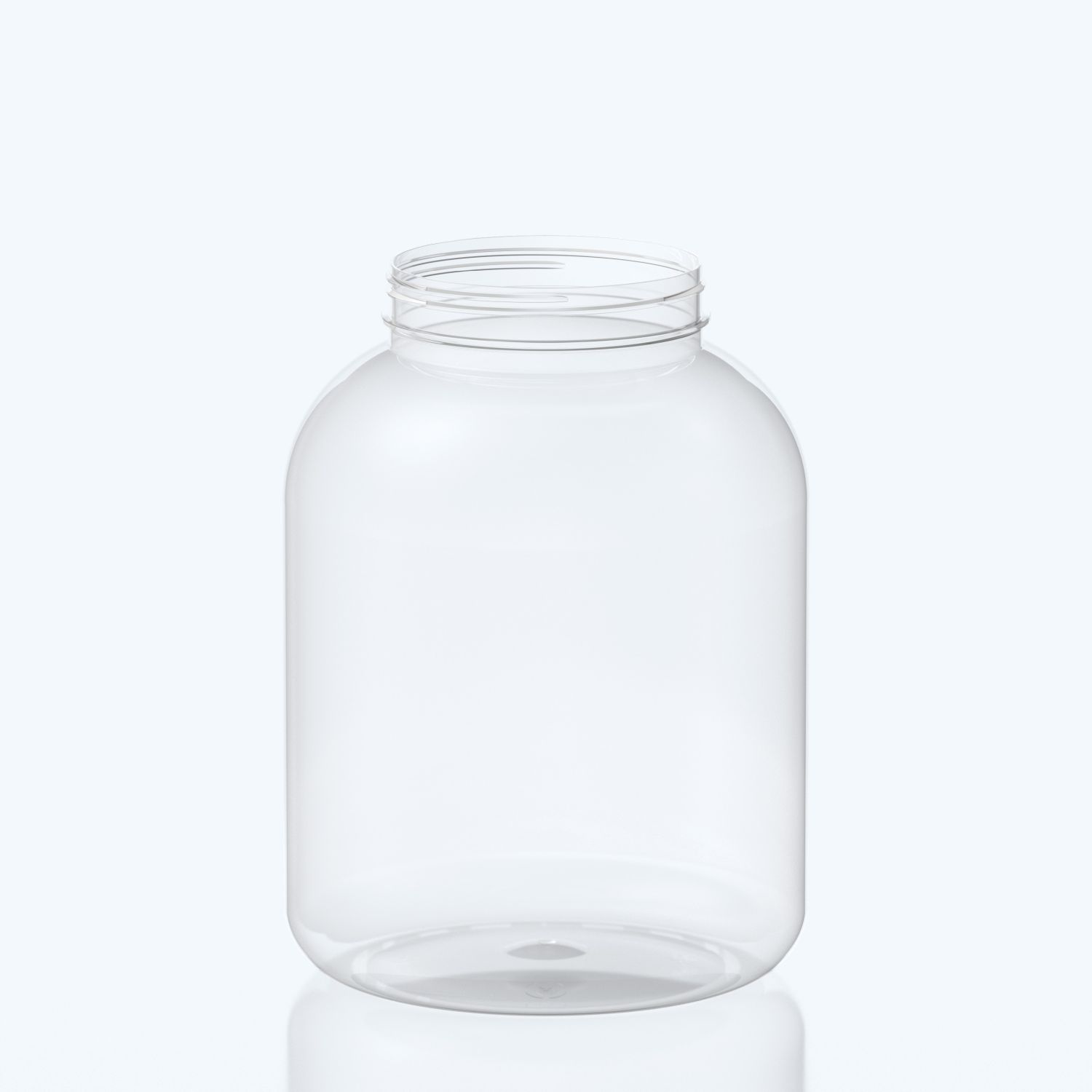 7000ml PET Gallon Bull Jar - 120SP400 - Clear