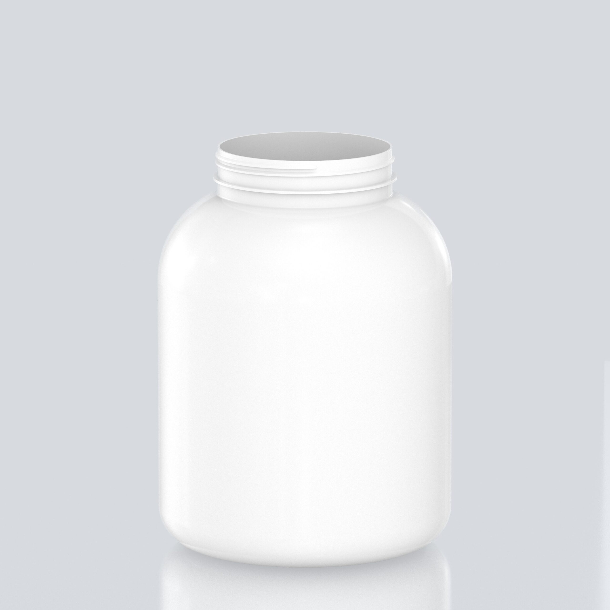 7000ml PET Gallon Bull Jar - 120SP400 - White