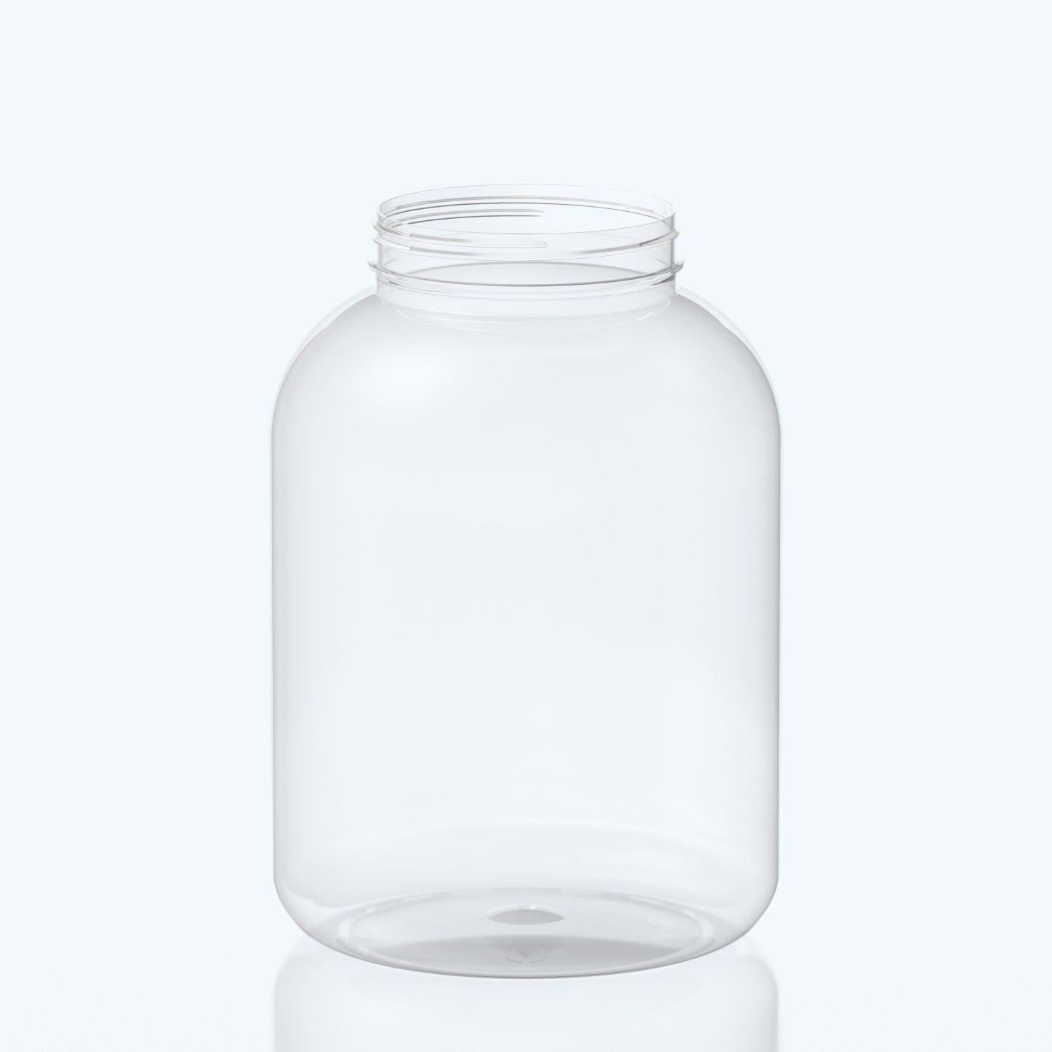 8000ml PET Gallon Bull Jar - 120SP400 - Clear