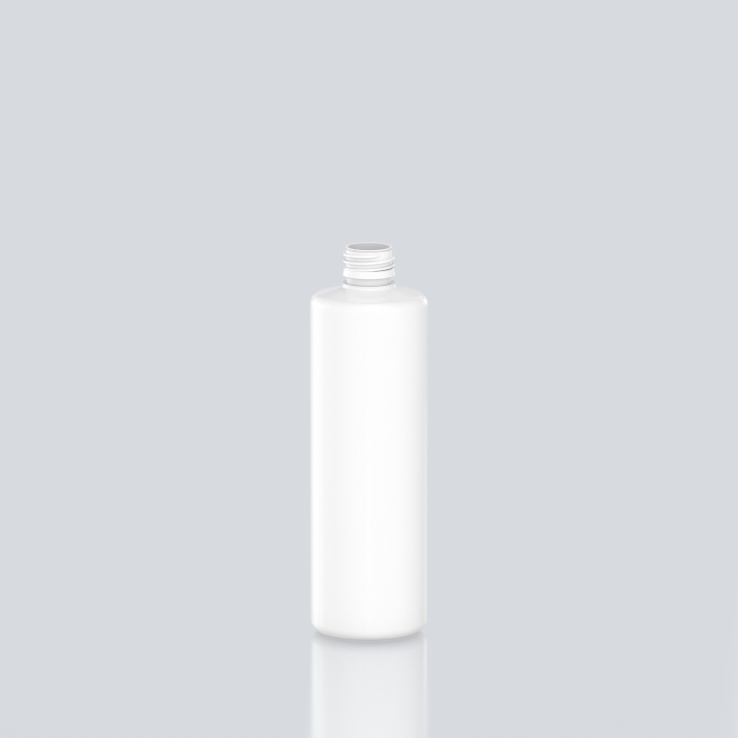 500ml Tubular PET Bottle - 28ROPP - White