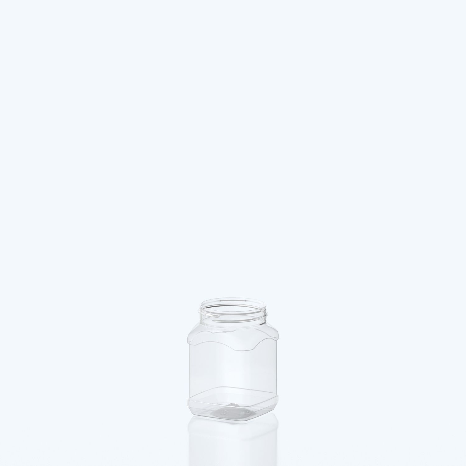 250ml PET Pillar Jar - 63SP400 - Clear
