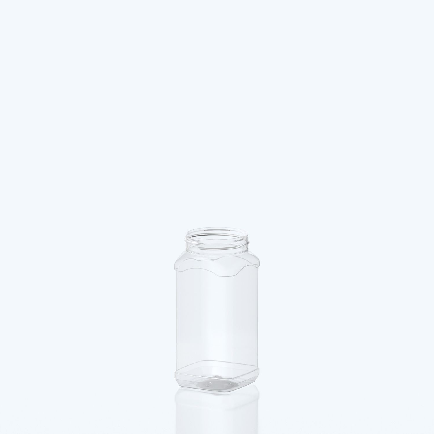 500ml PET Pillar jar - 63SP400 - Clear