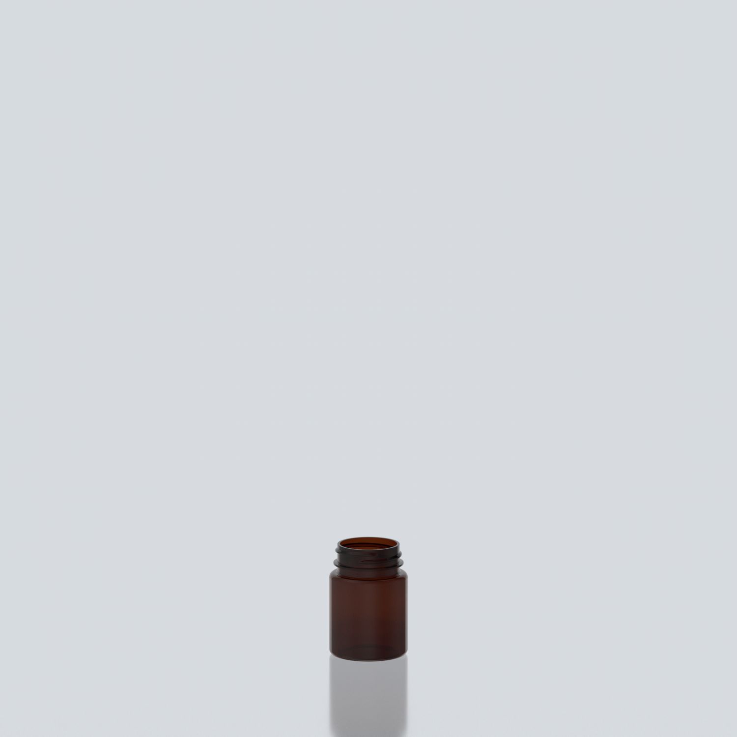 60ml PET Pill Jar - 38SP400 - Amber