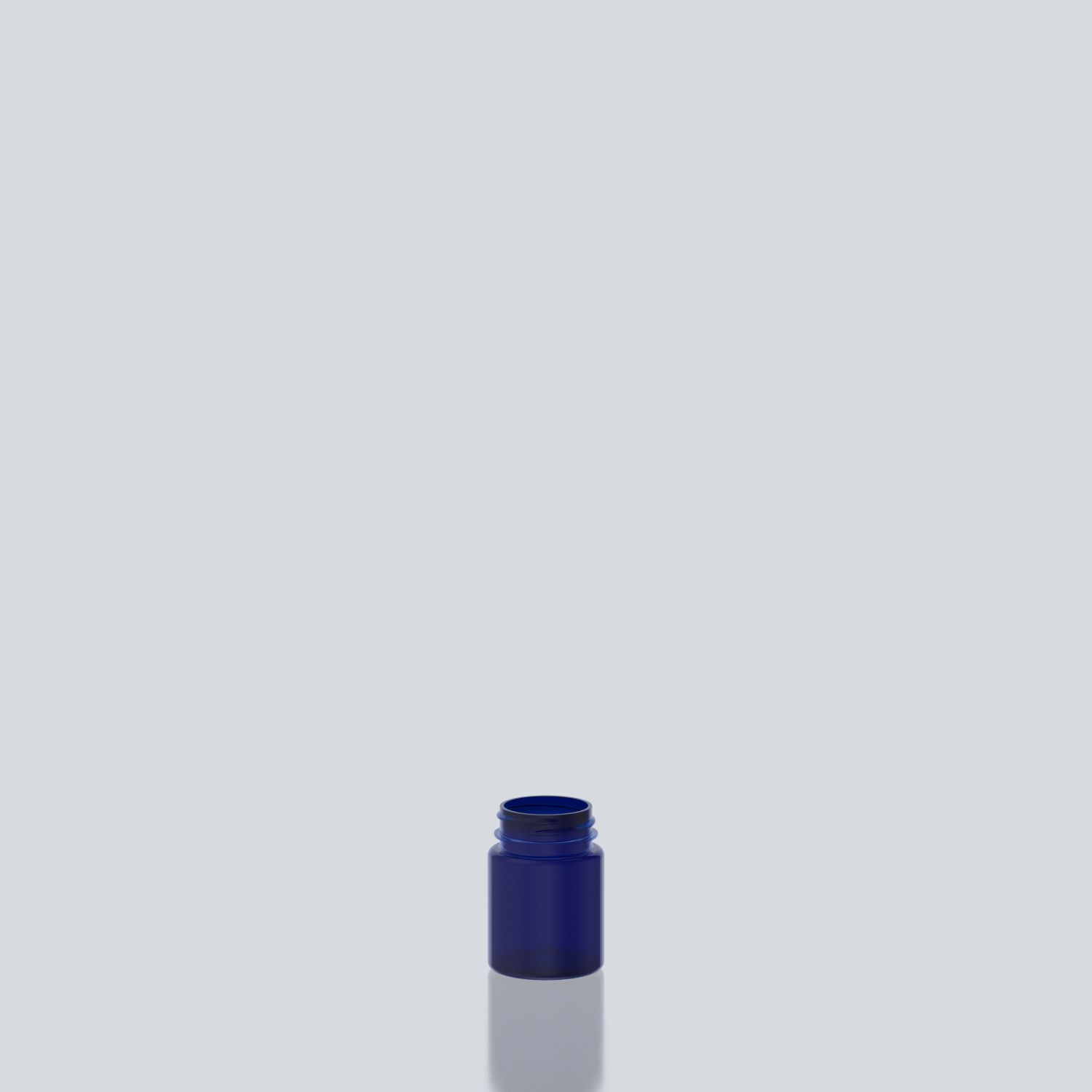 60ml PET Pill Jar - 38SP400 - Blue
