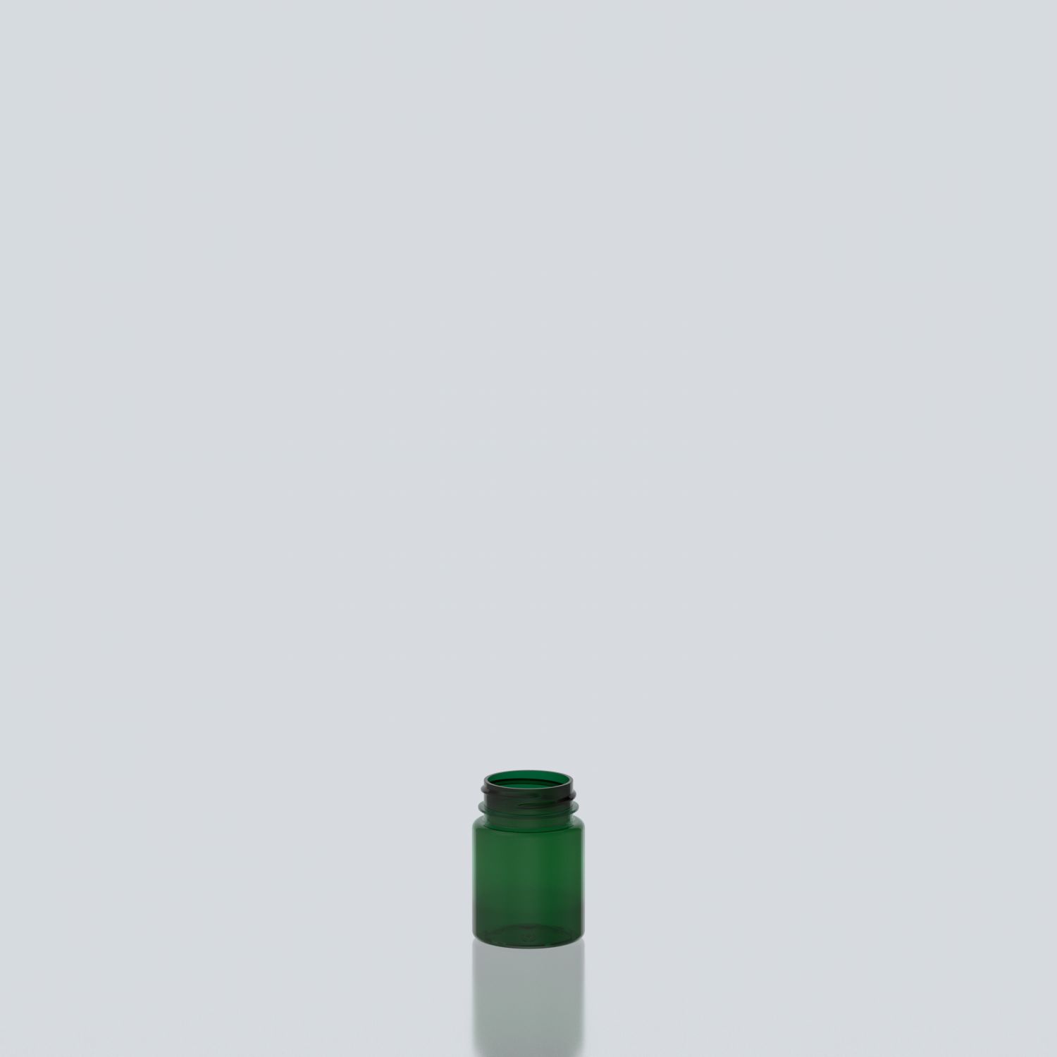 60ml PET Pill Jar - 38SP400 - Green
