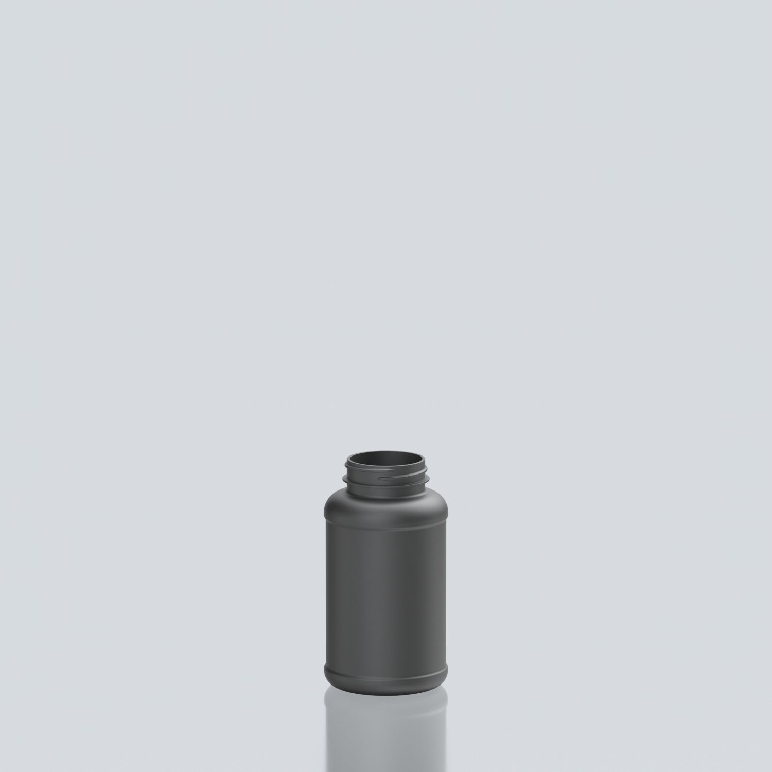 300ml PET Jumbo Pill Jar - 45SP400 - Silver