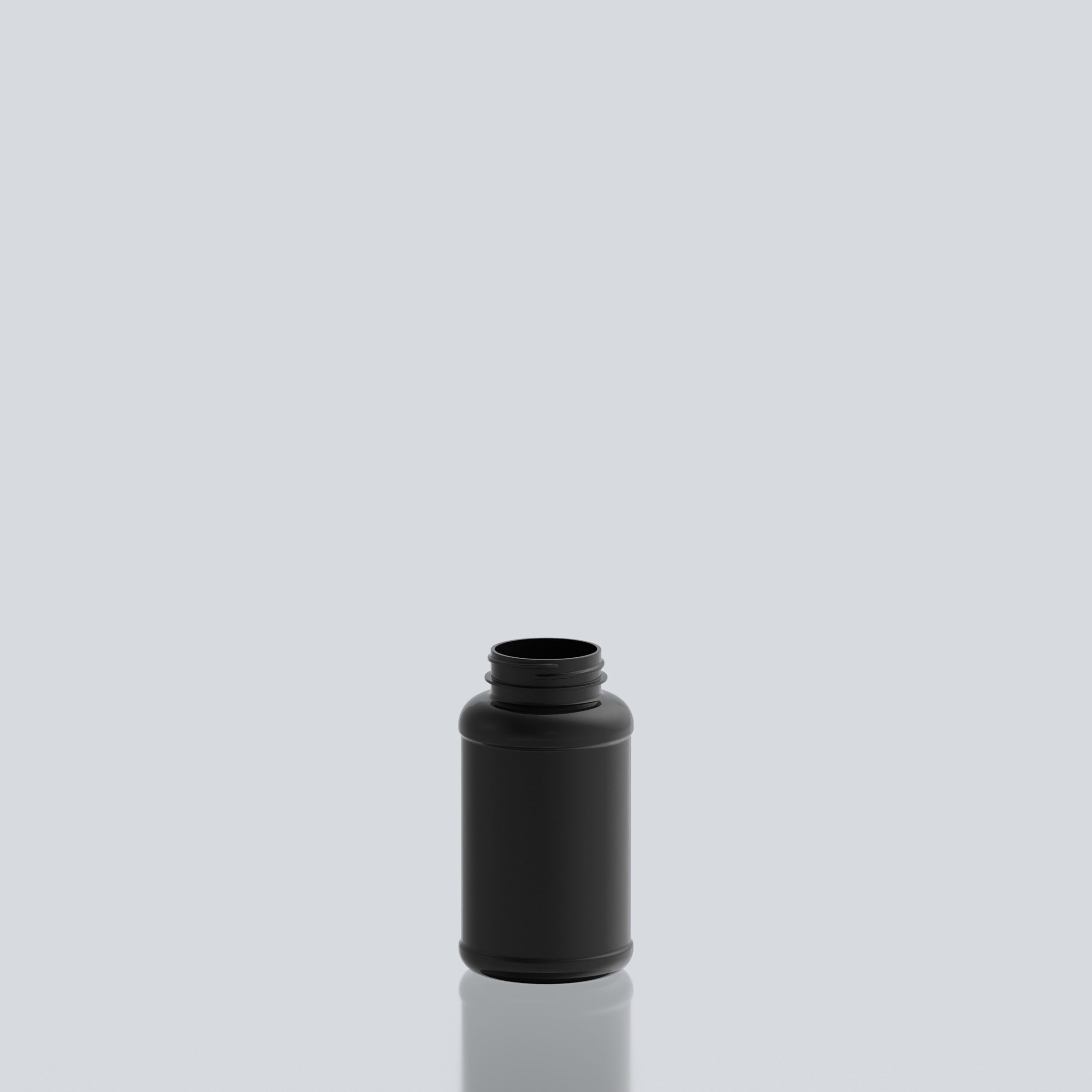 300ml PET Jumbo Pill Jar - 45SP400 - Black
