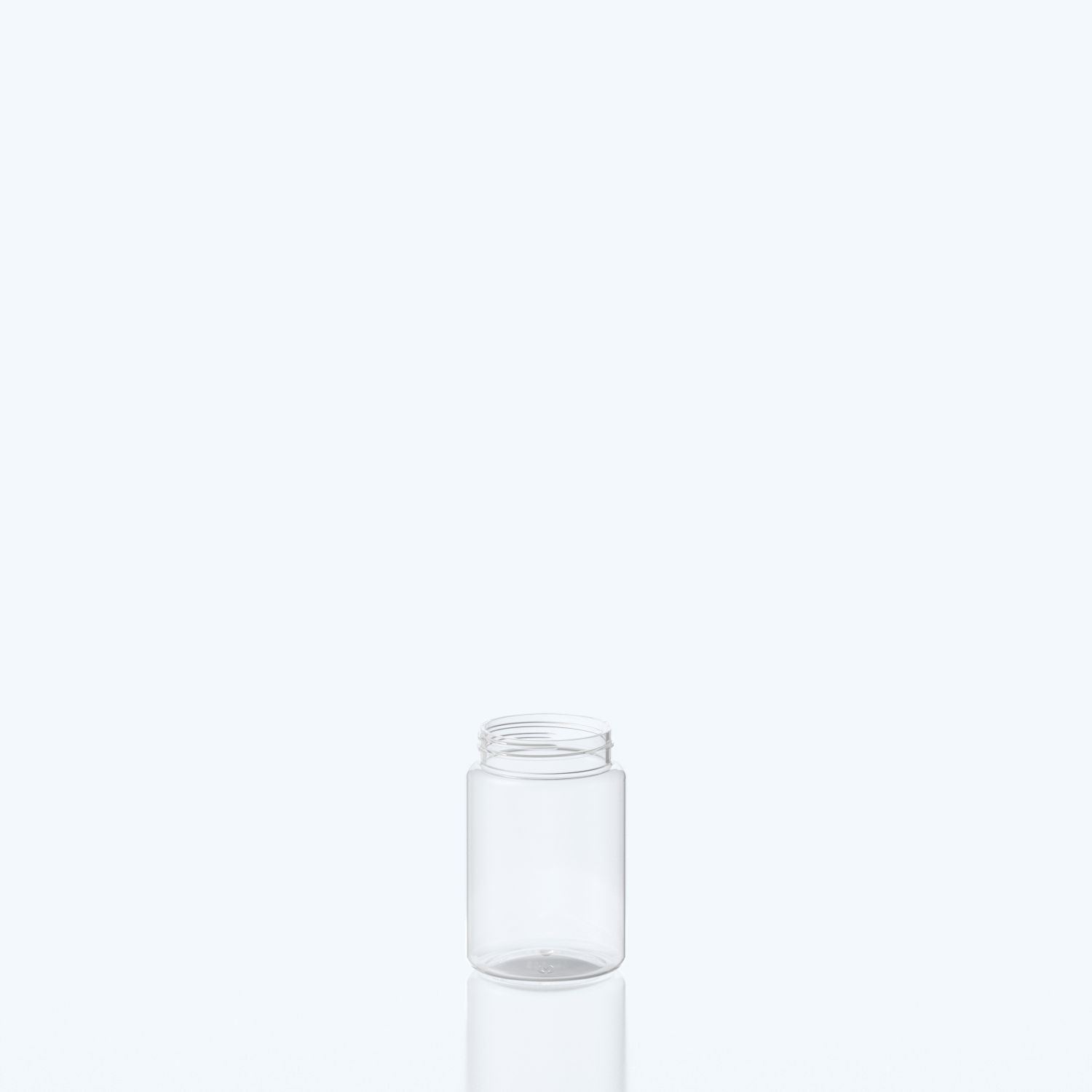 200ml Cylindrical PET Jar for gummies - 53SP400 - Clear