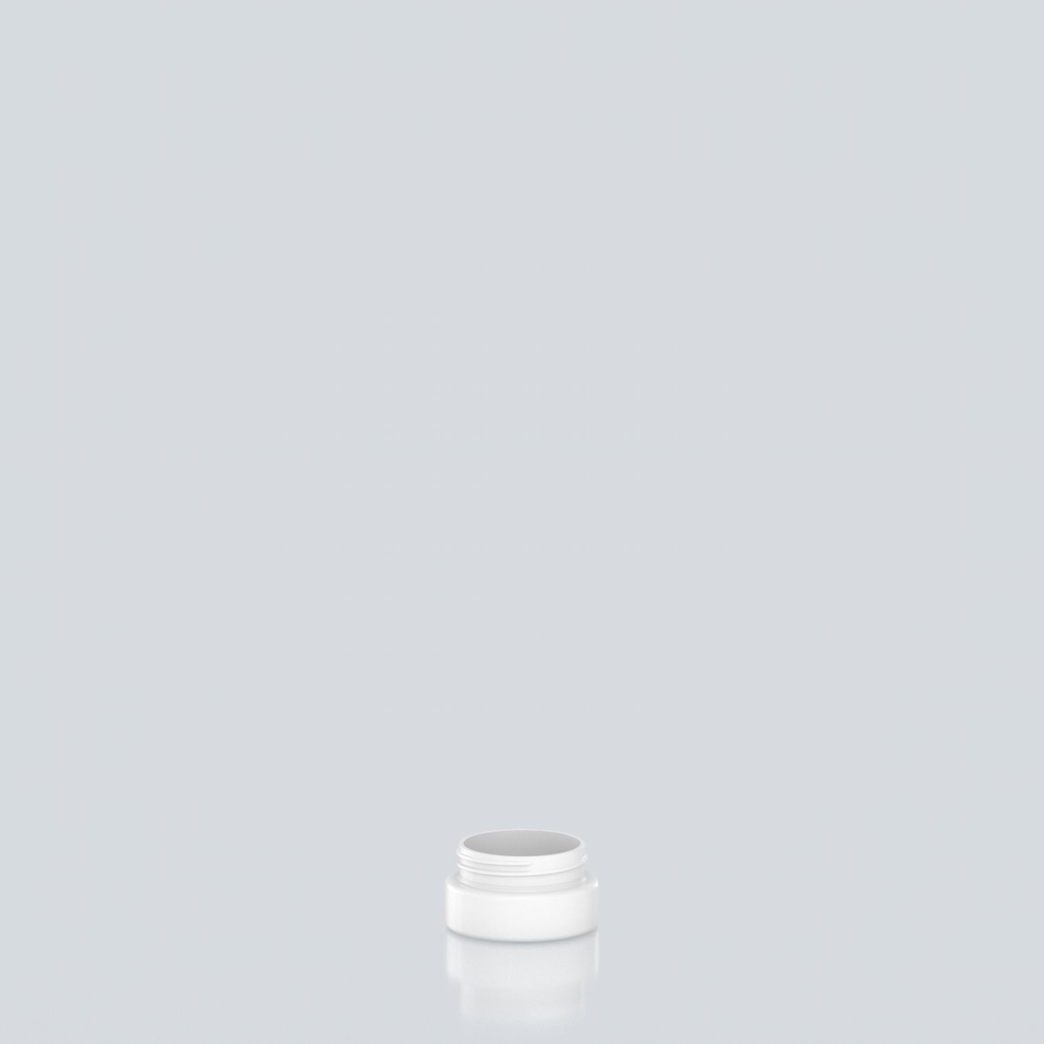 50ml Cylindrical Child-resistant Pill Jar - 53SP400 CRC - White