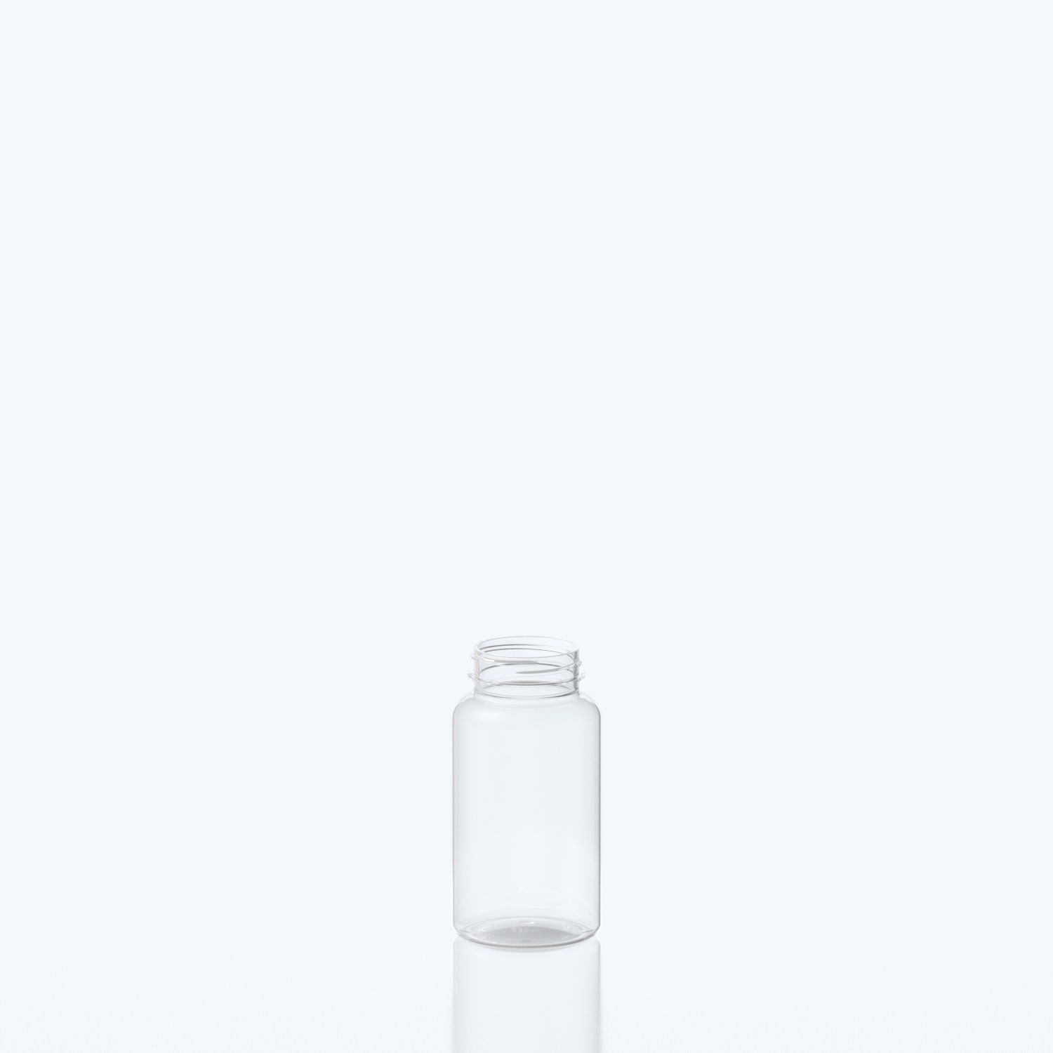 250ml PET Pill jar Slim line - 45SP400 - Clear