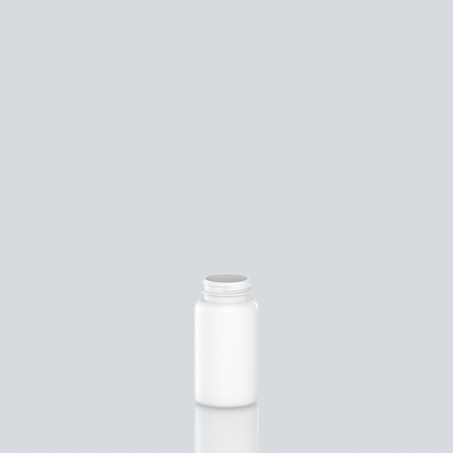 250ml PET Pill jar Slim line - 45SP400 - White
