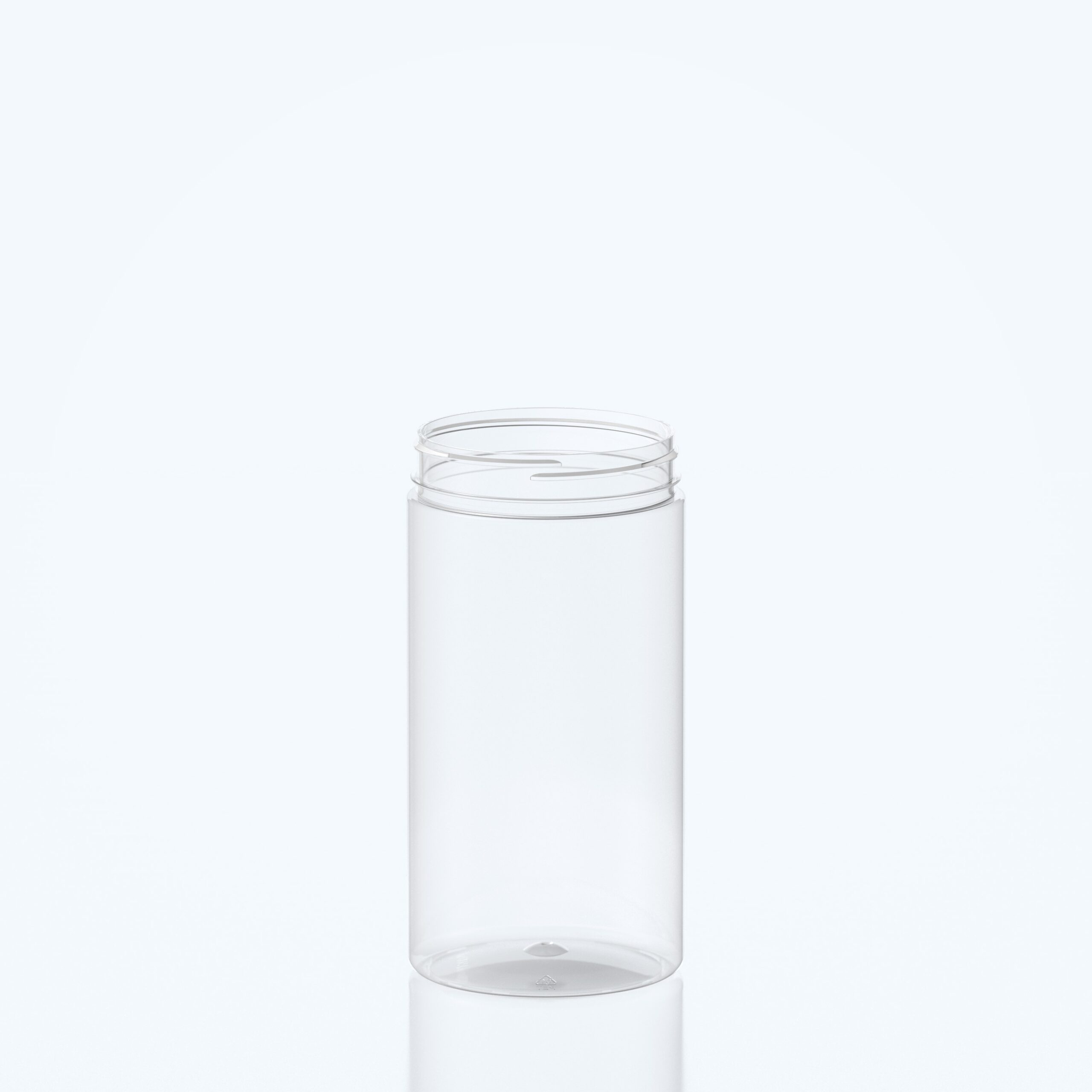 1500ml Cylindrical high neck PET jar  - 100SP400 high - Clear