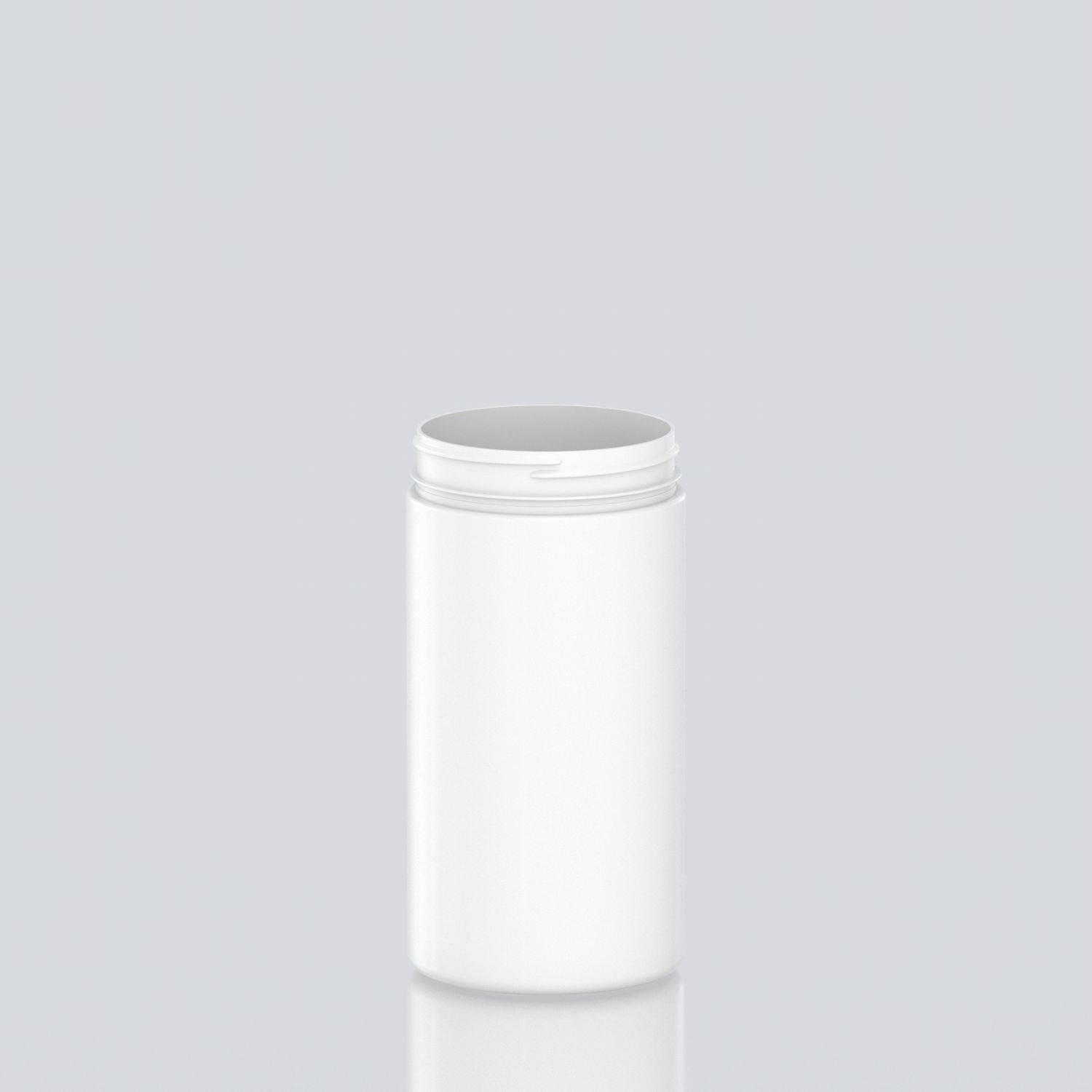1500ml Cylindrical high neck PET jar  - 100SP400 high - White