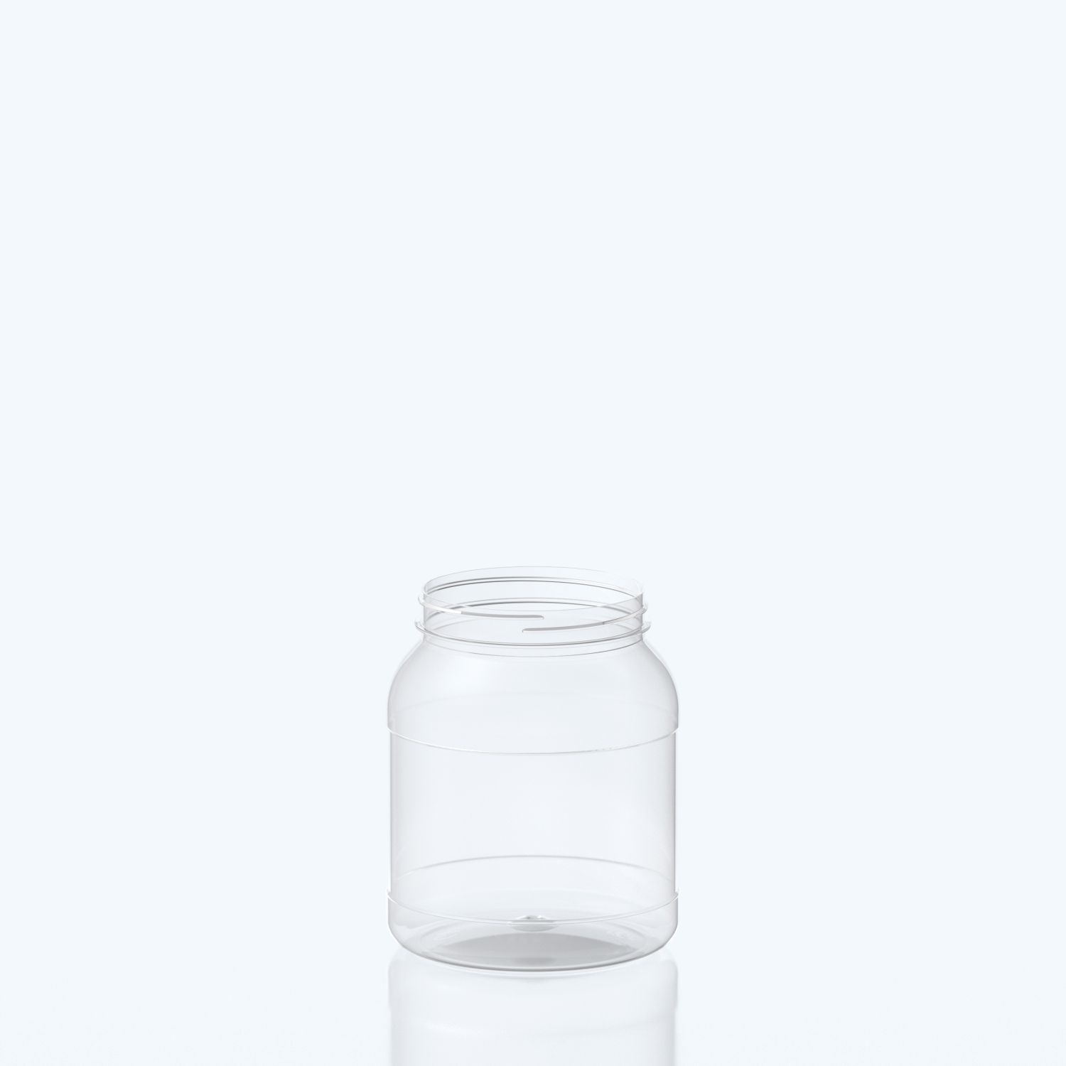 1000ml 89SP400 Round PET Jar - 89SP400 - Clear