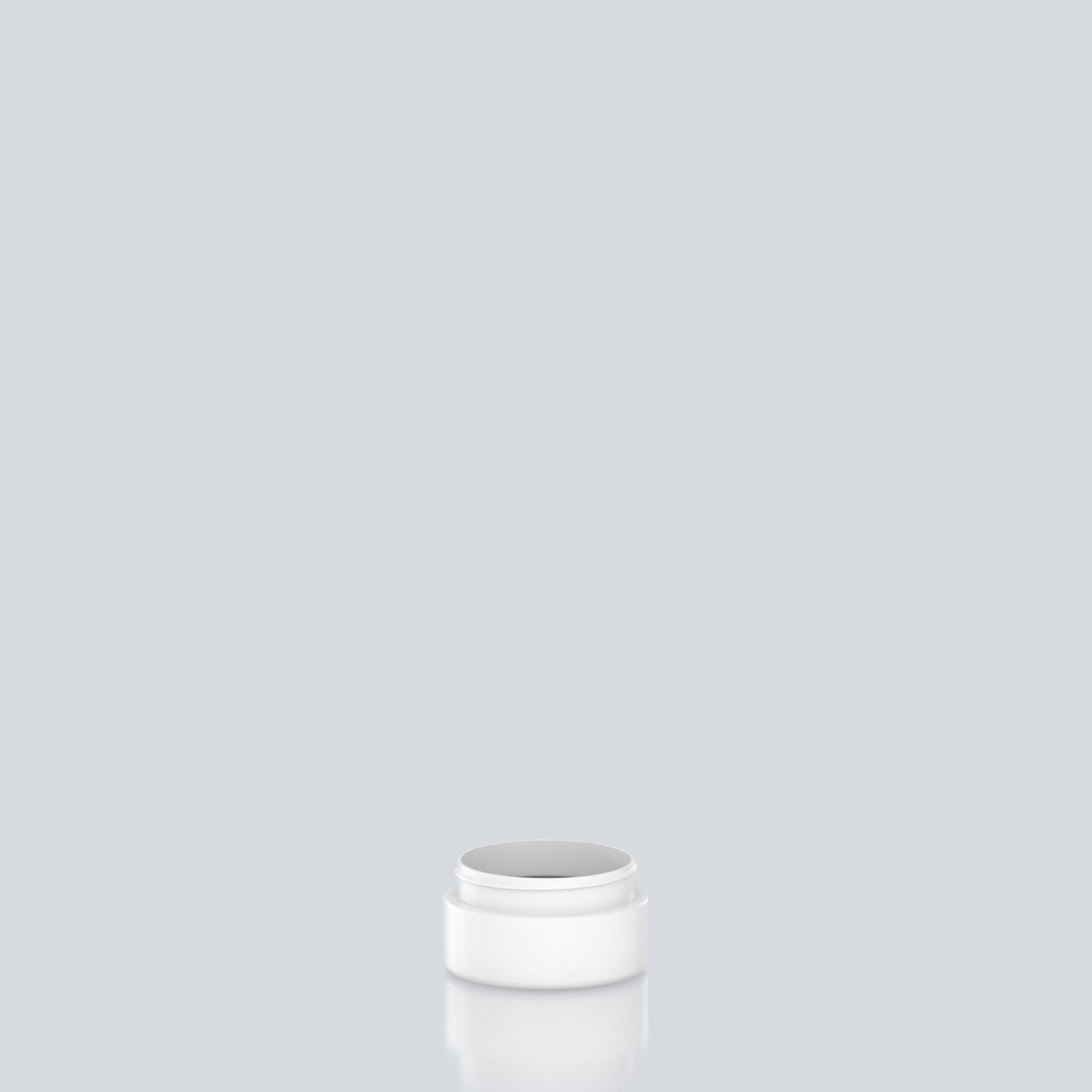 100ml Cylindrical Child-resistant PET Jar - 70SP400 CRC - White