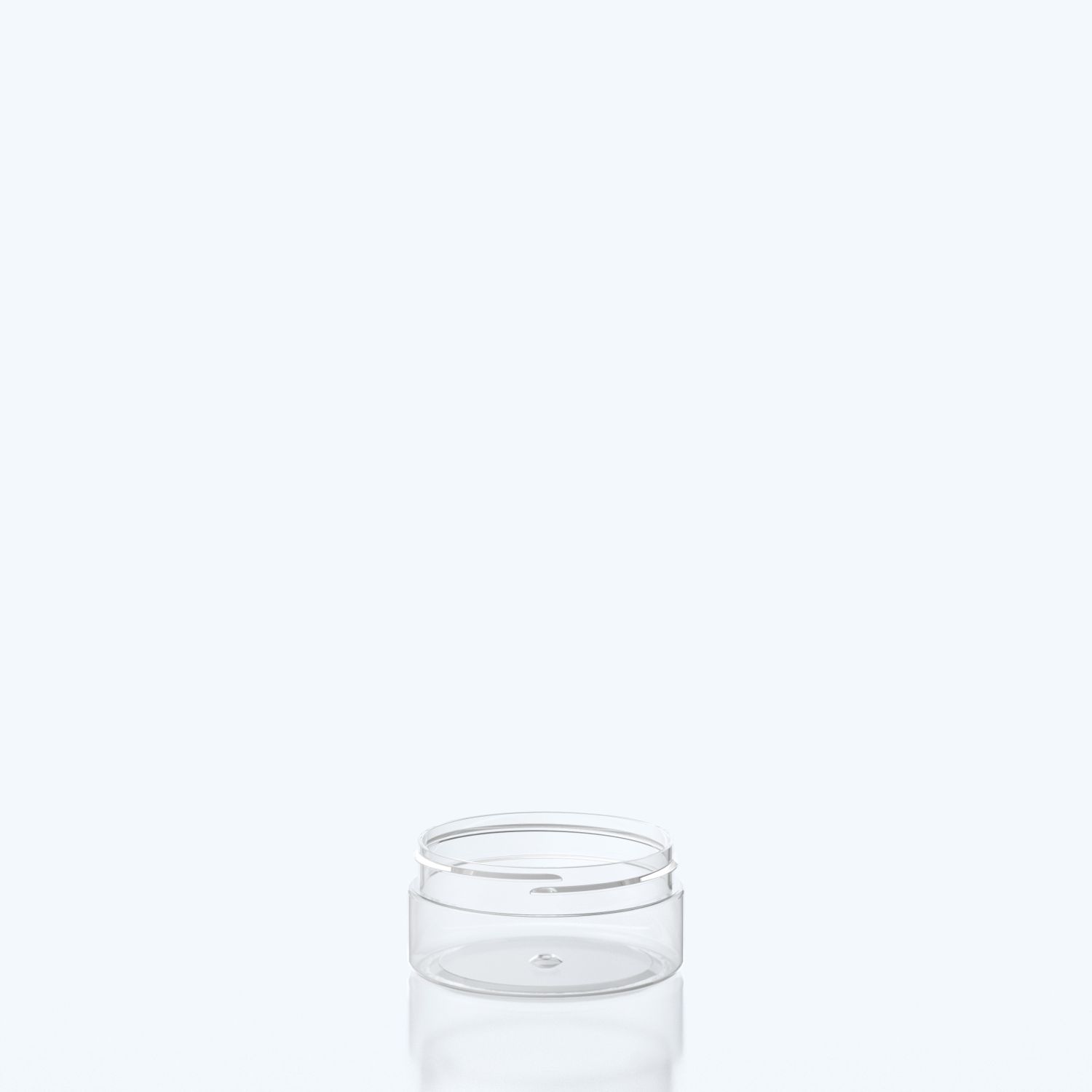 250ml Cylindrical PET Jar for Cosmetica - 100SP400 - Clear