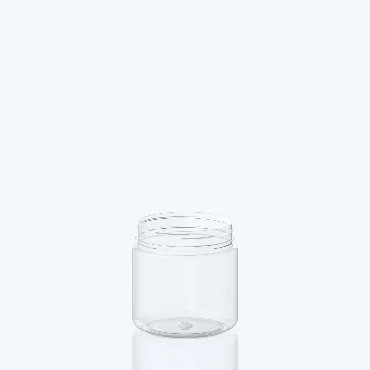 1000ml Hippo PET jar with wide neck - 110SP400 - Clear