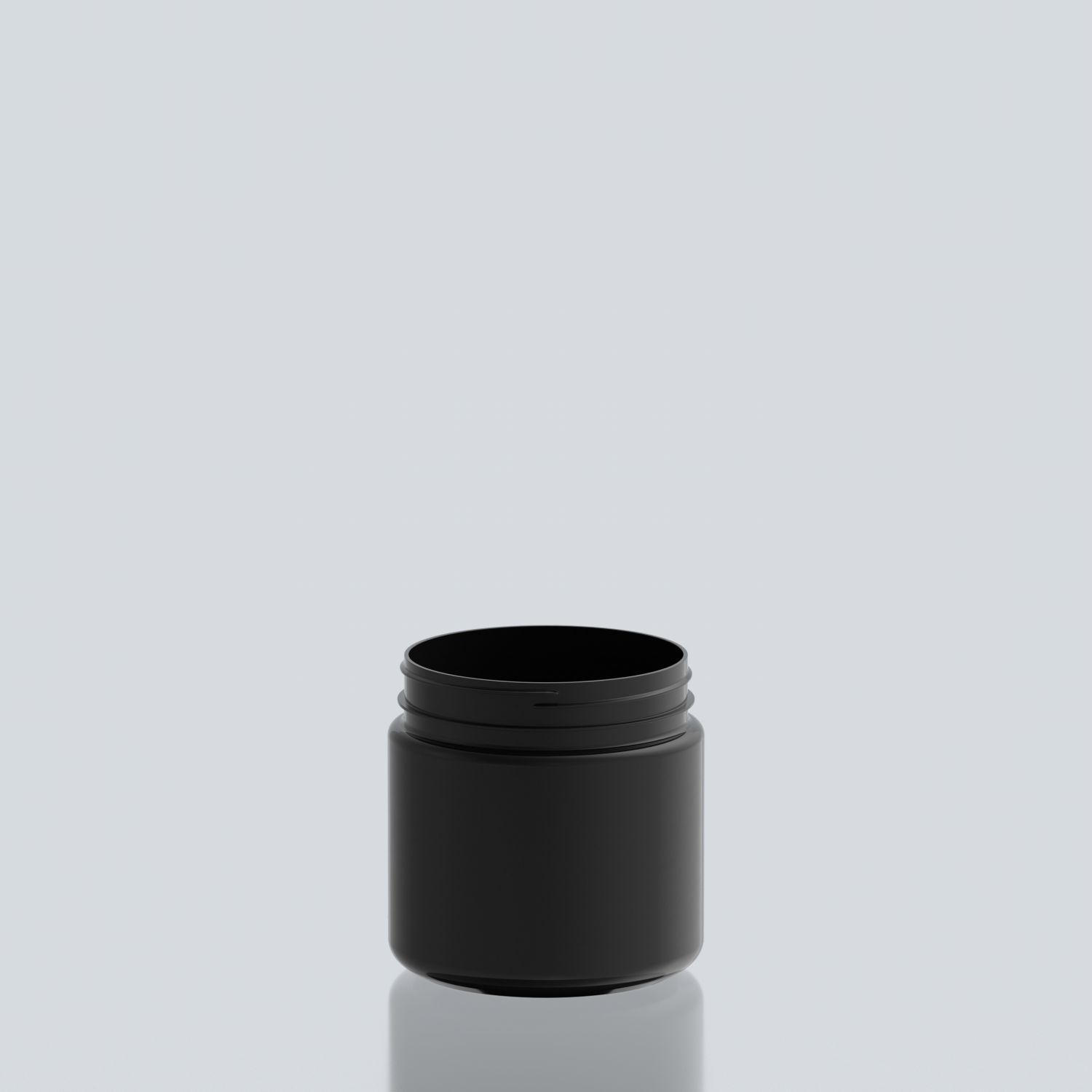 1000ml Hippo PET jar with wide neck - 110SP400 - Black