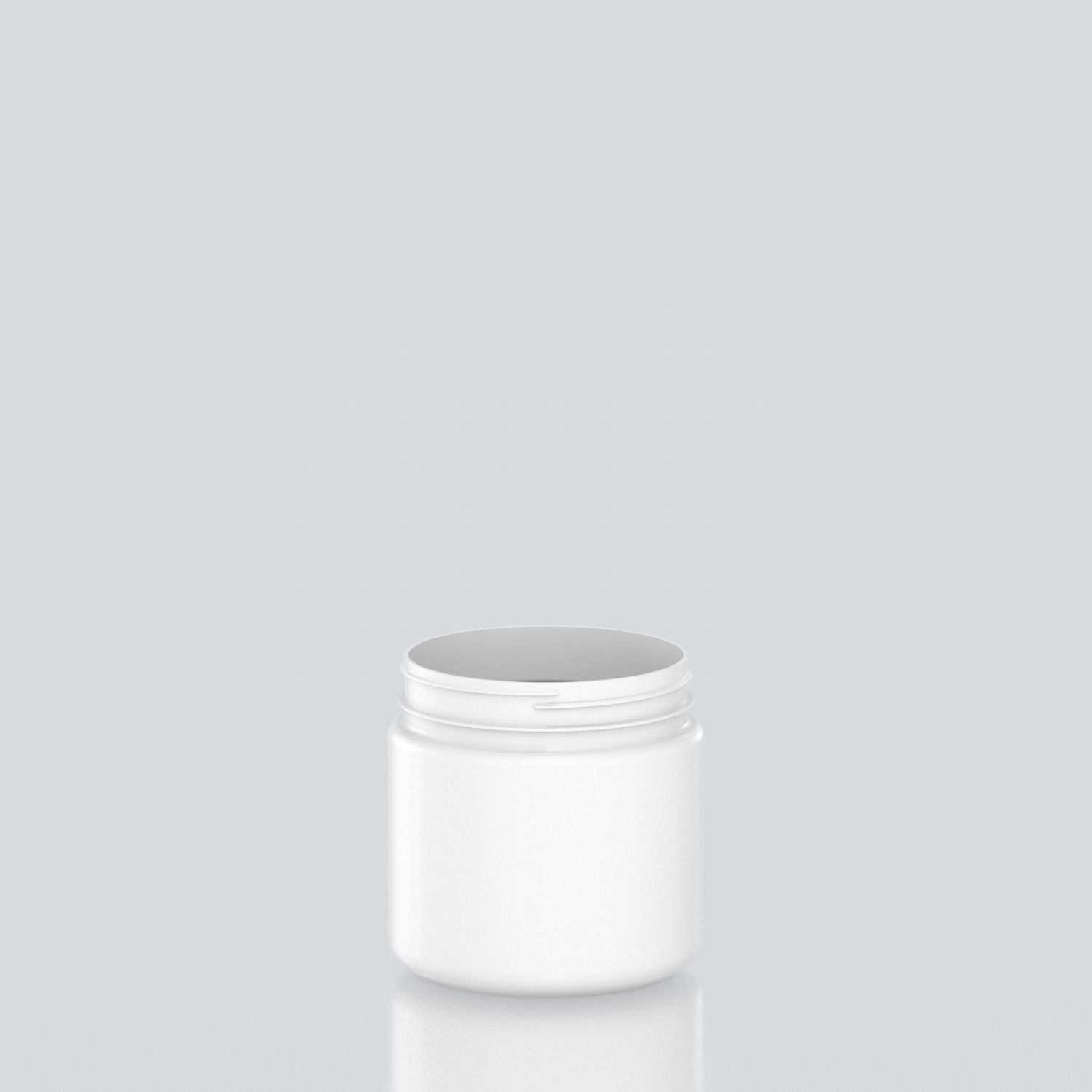 1000ml Hippo PET jar with wide neck - 110SP400 - White