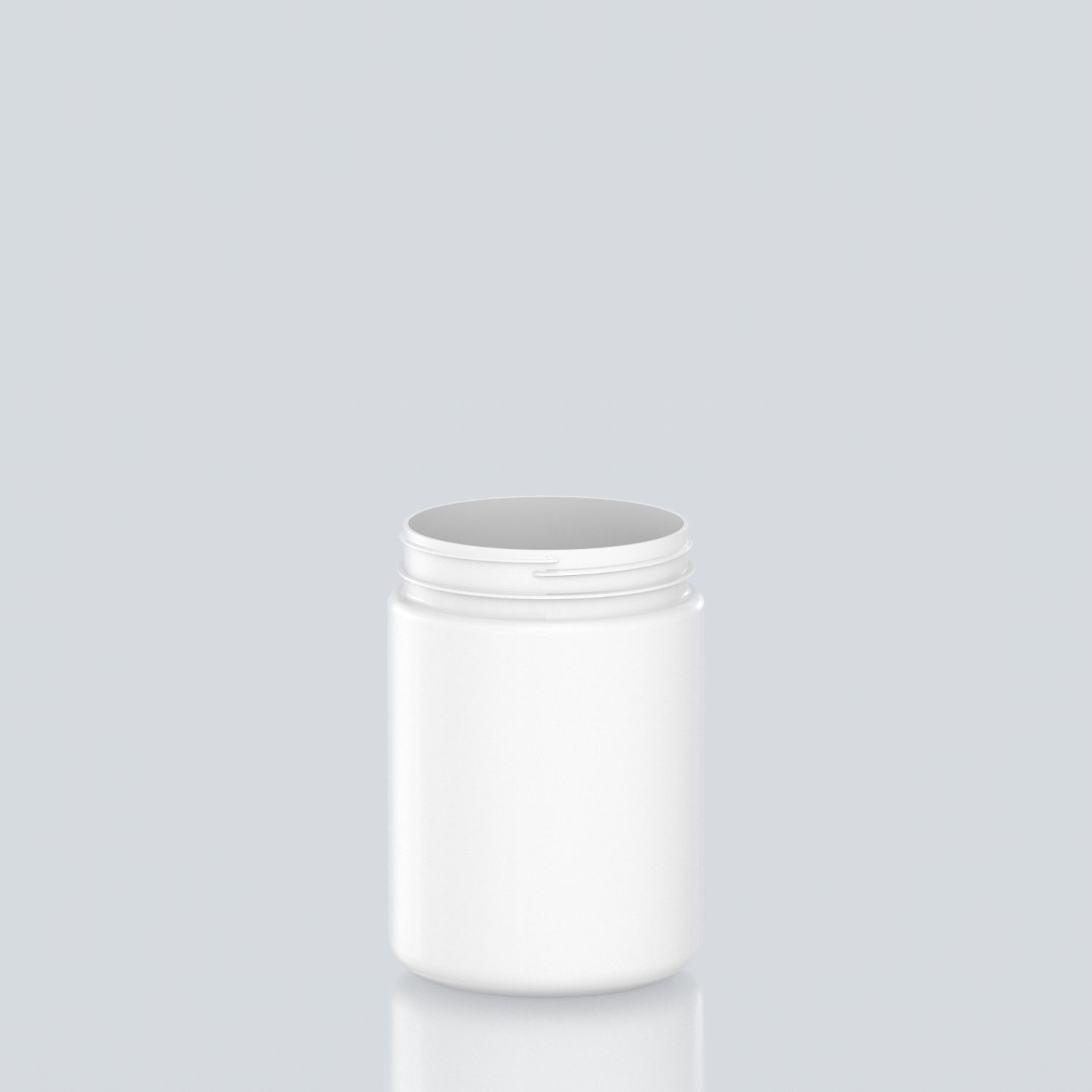 1500ml Hippo PET jar with wide neck - 110SP400 - White