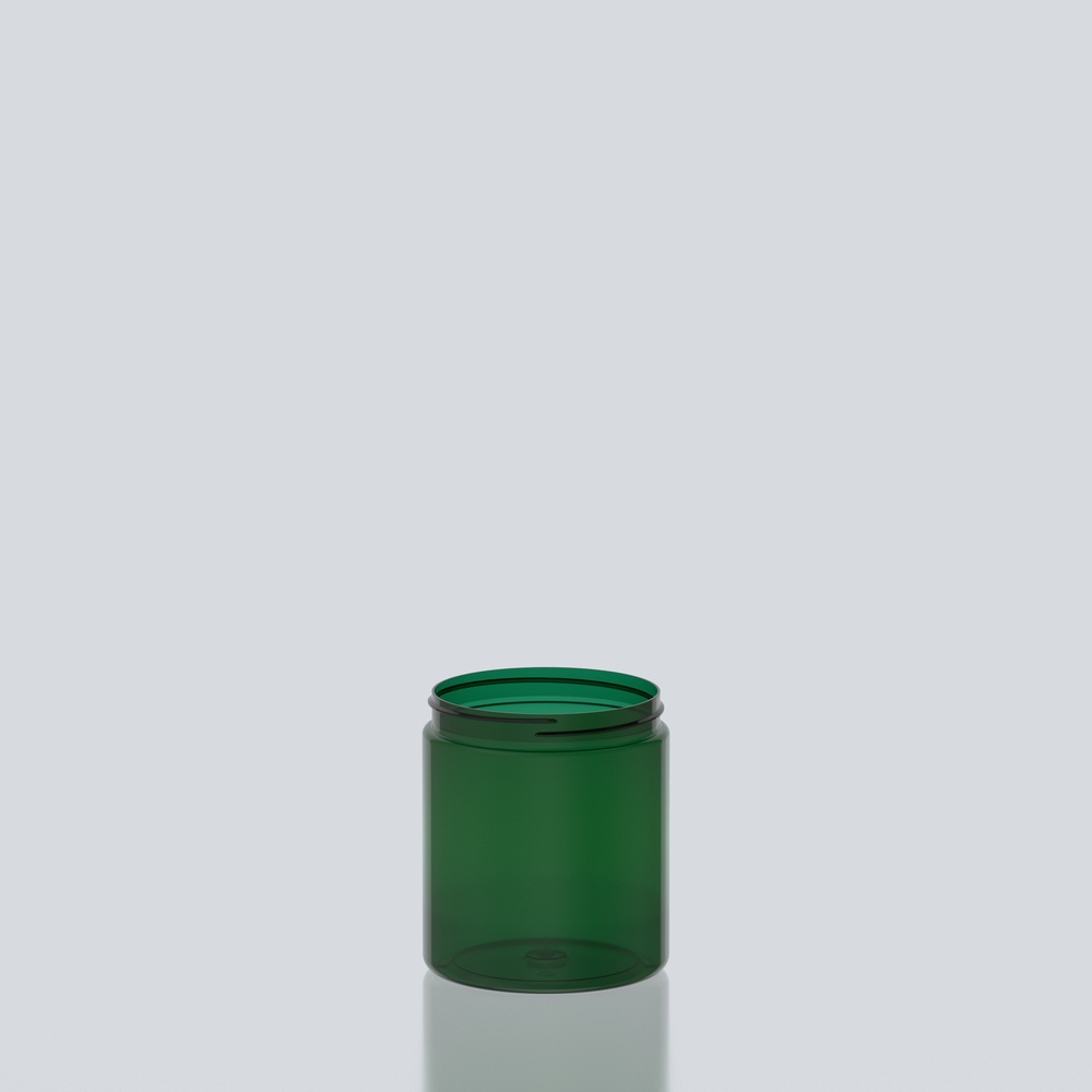 600ml Cylindrical PET Jar - 89SP400 - Green
