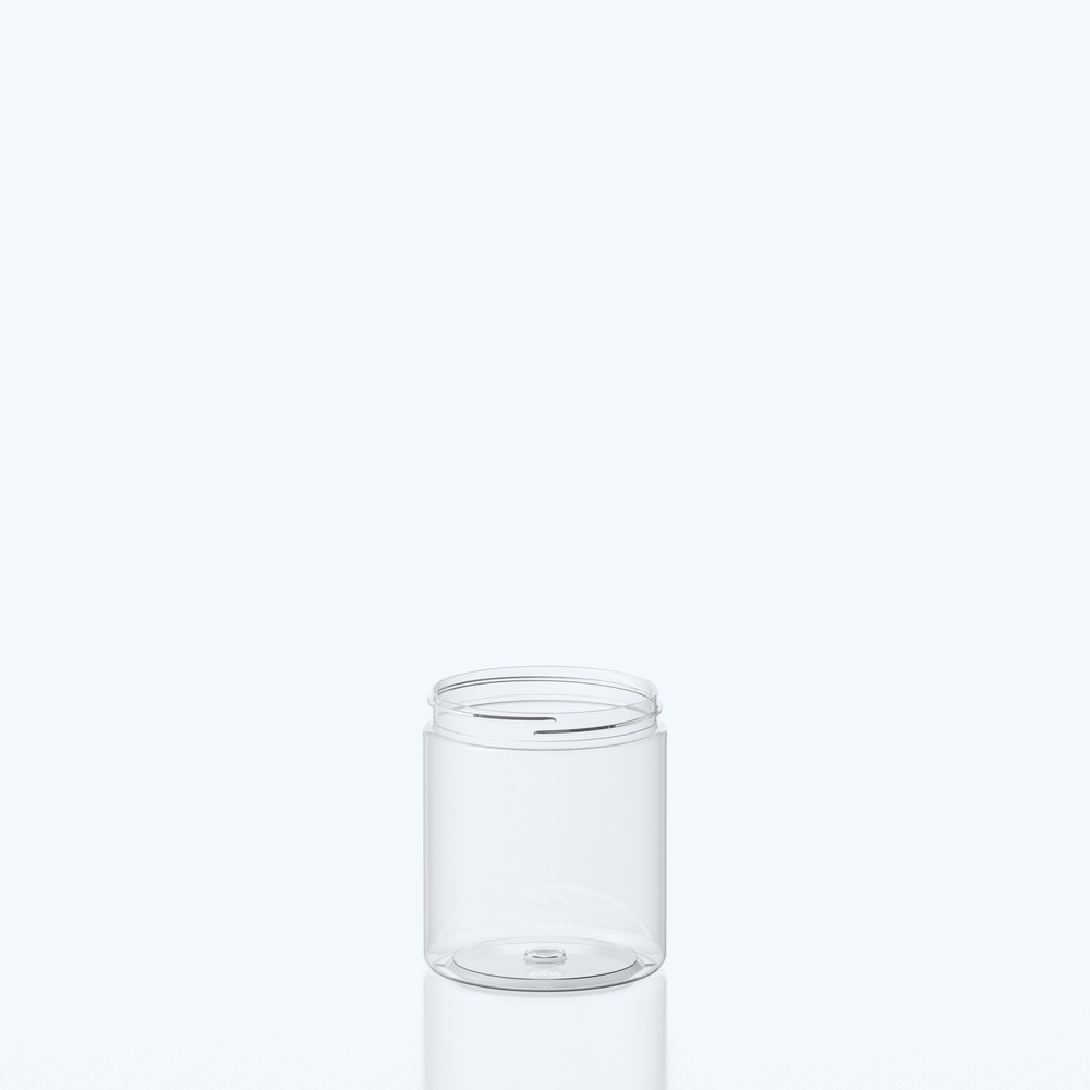 600ml Cylindrical PET Jar - 89SP400 - Clear