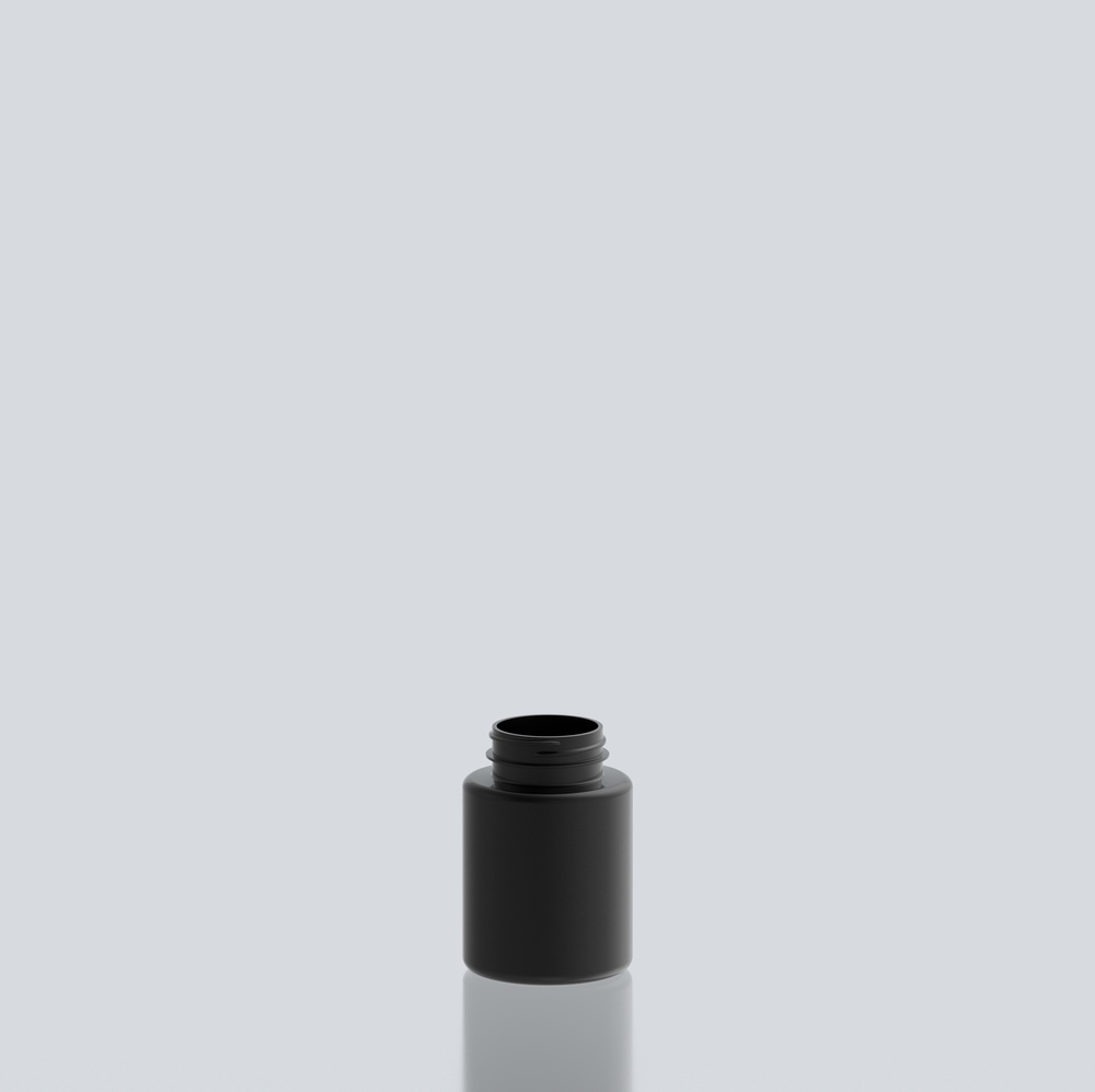 200ml PET Gummy Jar - 45SP400 - Black