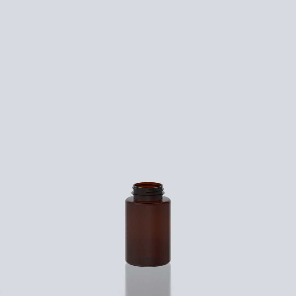 250ml PET Gummy Jar - 45SP400 - Amber