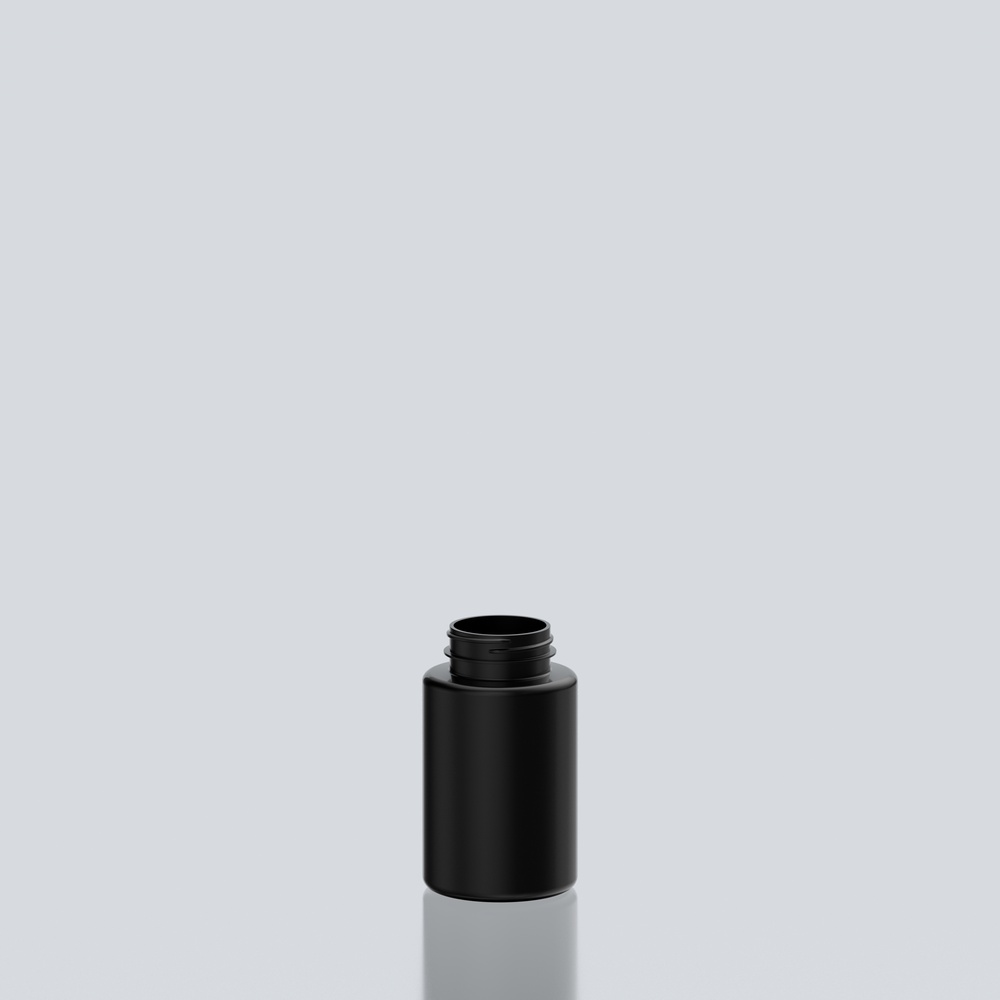 250ml PET Gummy Jar - 45SP400 - Black