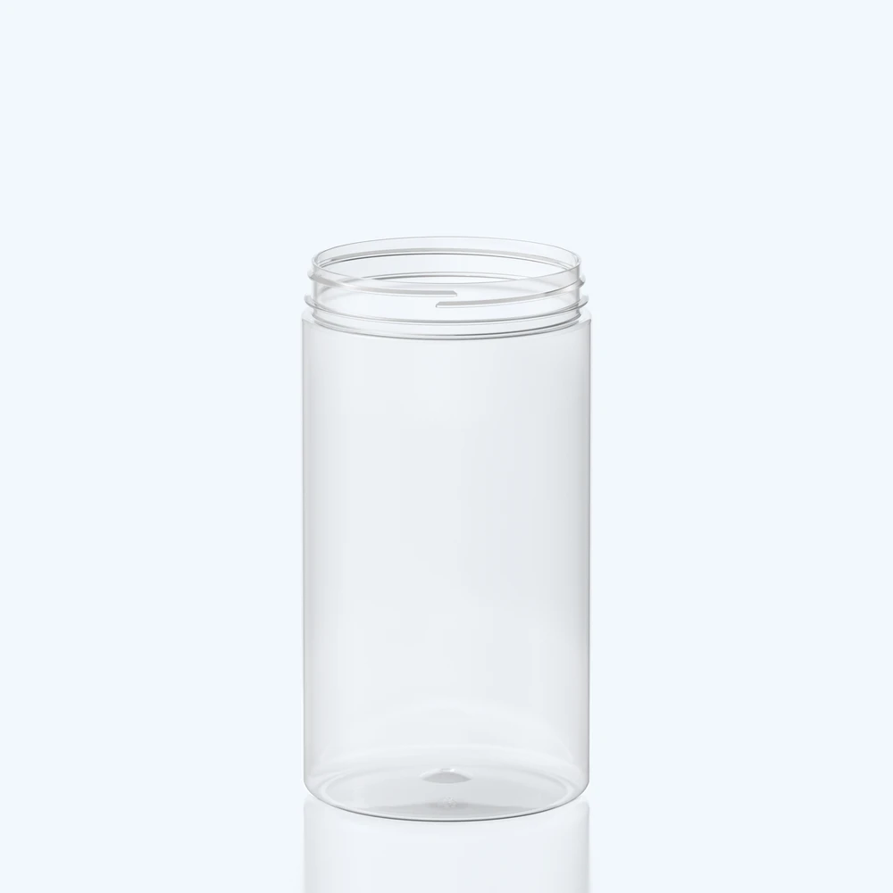 3000ml XXL Cylindrical PET Jar - 127Special - Clear