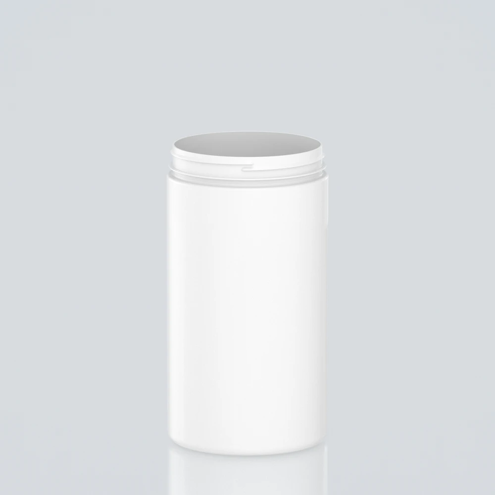 3000ml XXL Cylindrical PET Jar - 127Special - White