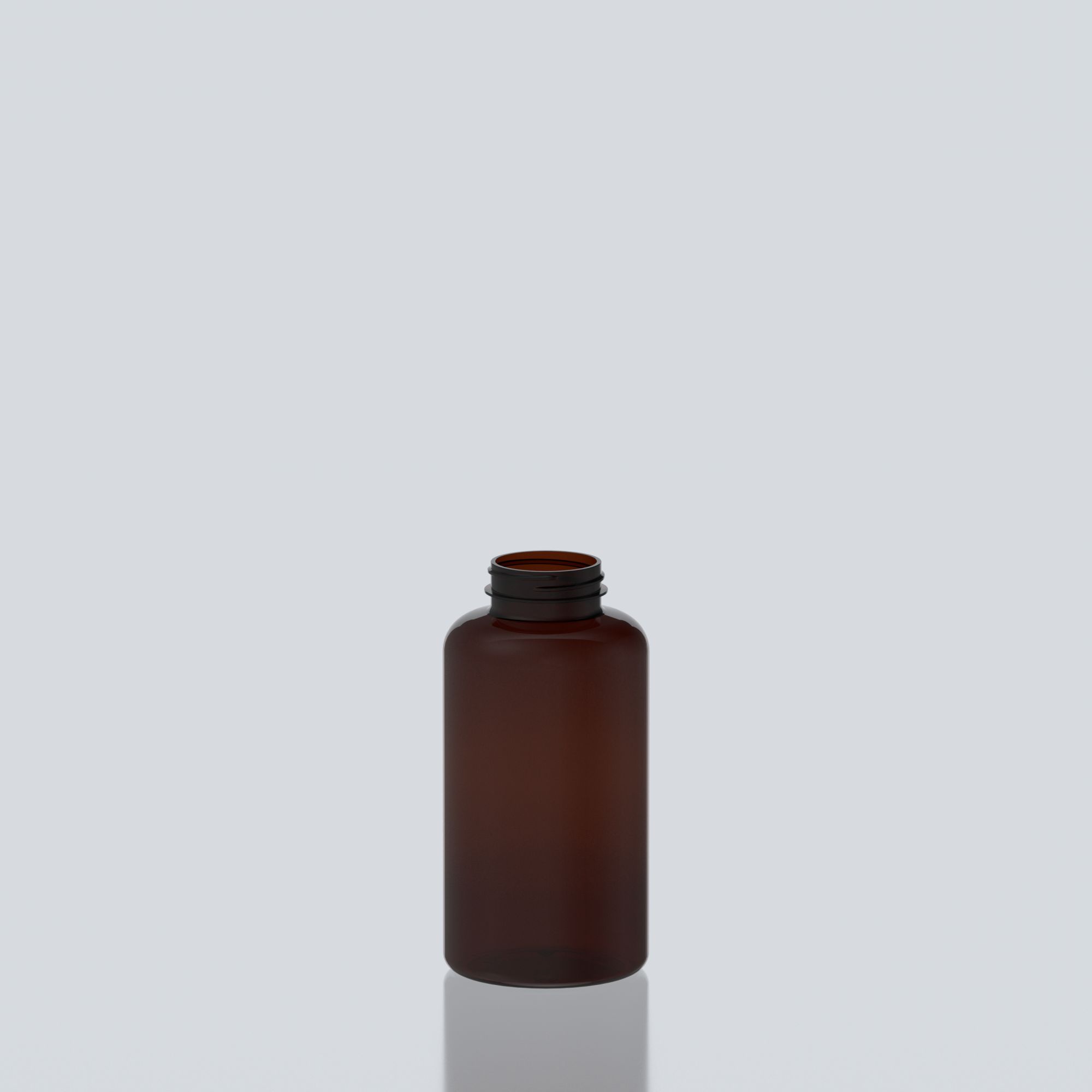 625ml PET Pill Jar - 53SP400 - Amber